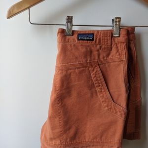 Patagonia Denim High-waisted Shorts 8 Orange